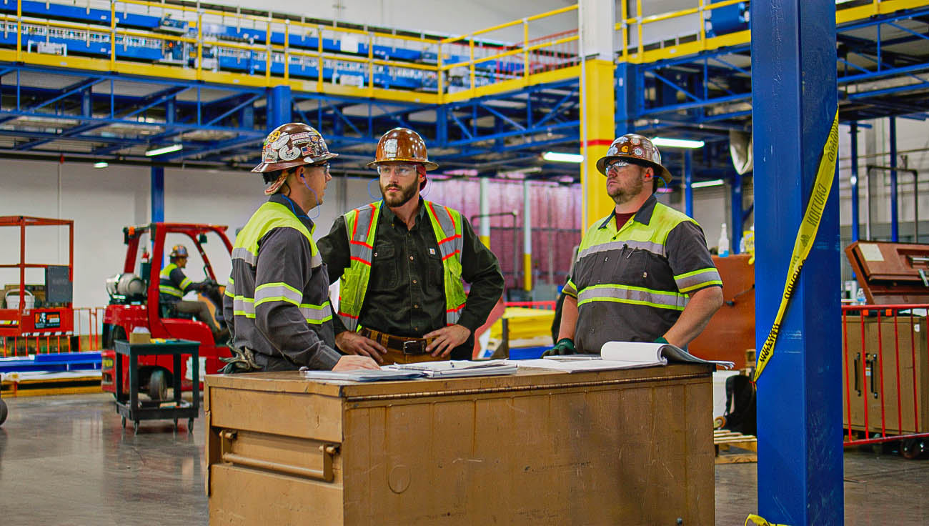 MEI Industrial Solutions workers